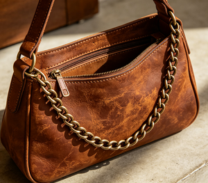 Soft Solid Underarm Shoulder Bag