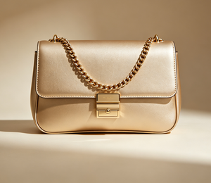 Simple Solid Color Chain Crossbody